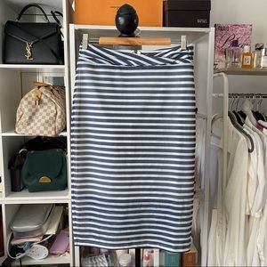Nautical pencil skirt - Australian label